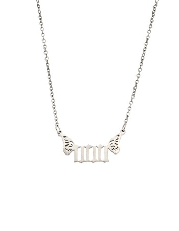 Κολιέ Senza Stainless Steel, Angel Numbers - SSD5203-0SR