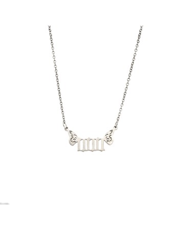 Κολιέ Senza Stainless Steel, Angel Numbers - SSD5203-0SR