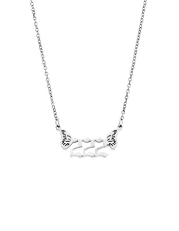 Κολιέ Senza Stainless Steel, Angel Numbers - SSD5203-2SR