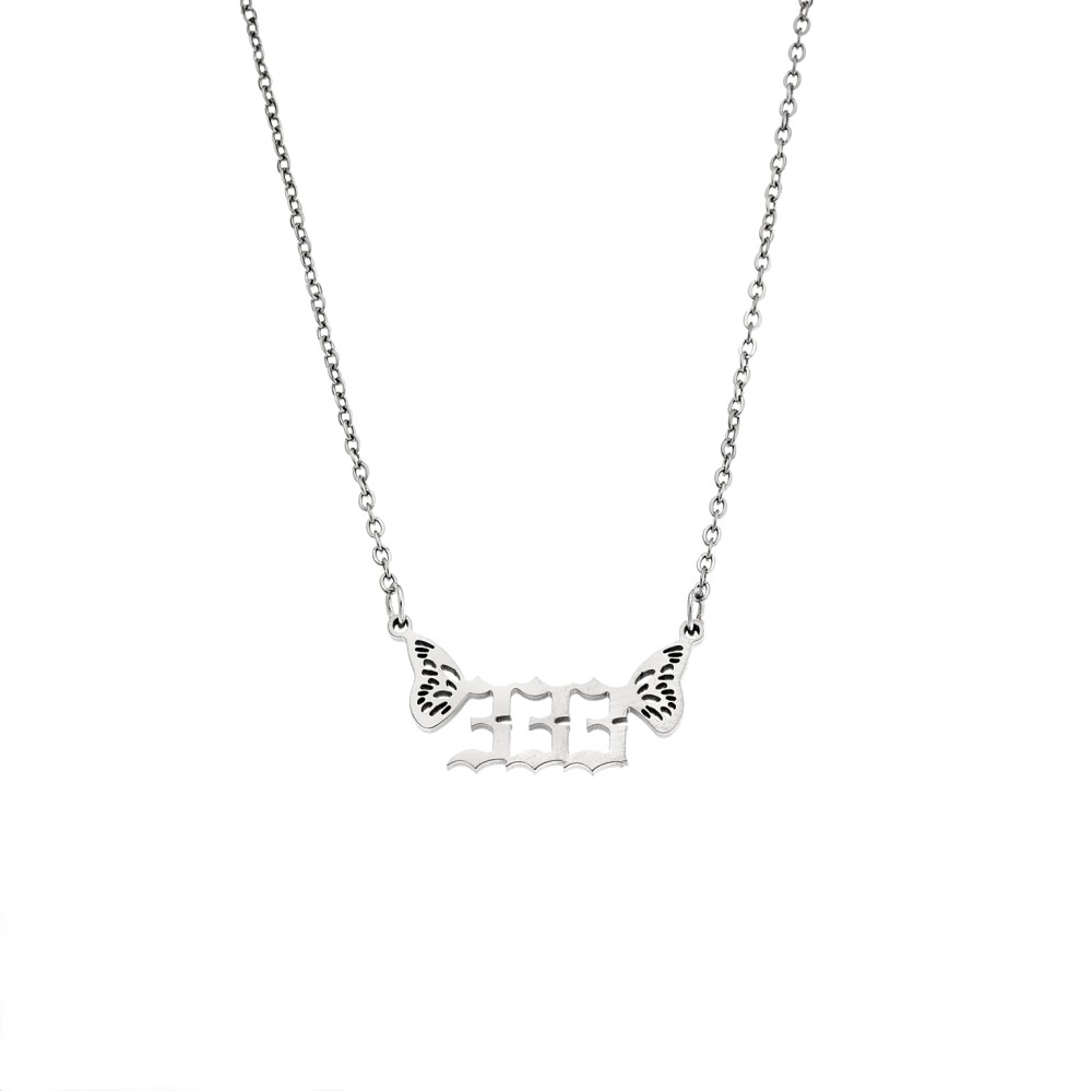 Κολιέ Senza Stainless Steel, Angel Numbers - SSD5203-3SR