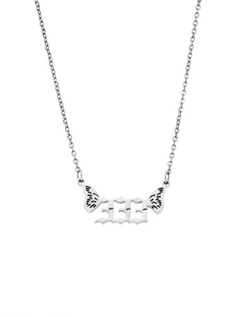 Κολιέ Senza Stainless Steel, Angel Numbers - SSD5203-3SR