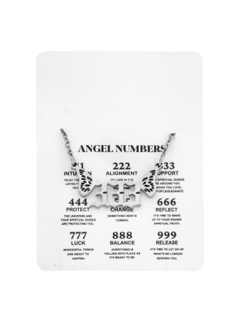 Κολιέ Senza Stainless Steel, Angel Numbers - SSD5203-3SR