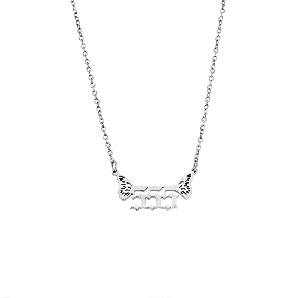 Κολιέ Senza Stainless Steel, Angel Numbers - SSD5203-5SR