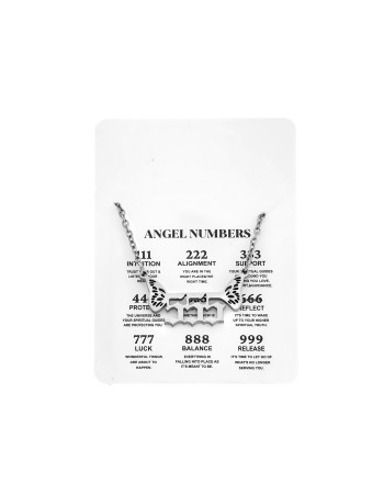 Κολιέ Senza Stainless Steel, Angel Numbers - SSD5203-5SR
