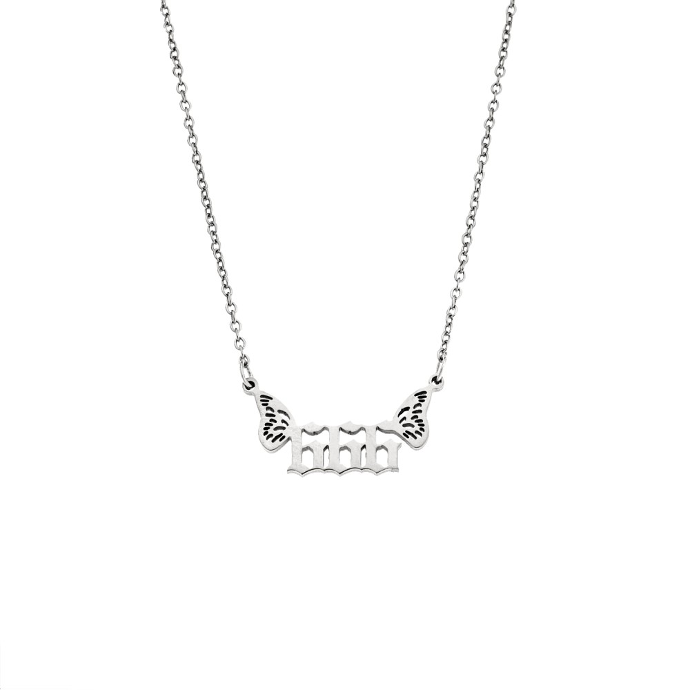 Κολιέ Senza Stainless Steel, Angel Numbers - SSD5203-6SR