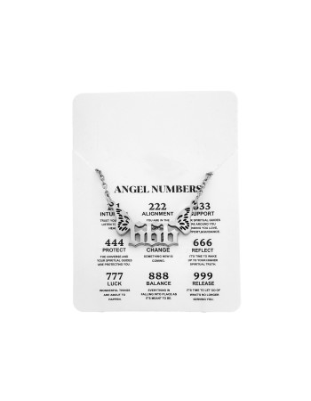 Κολιέ Senza Stainless Steel, Angel Numbers - SSD5203-6SR