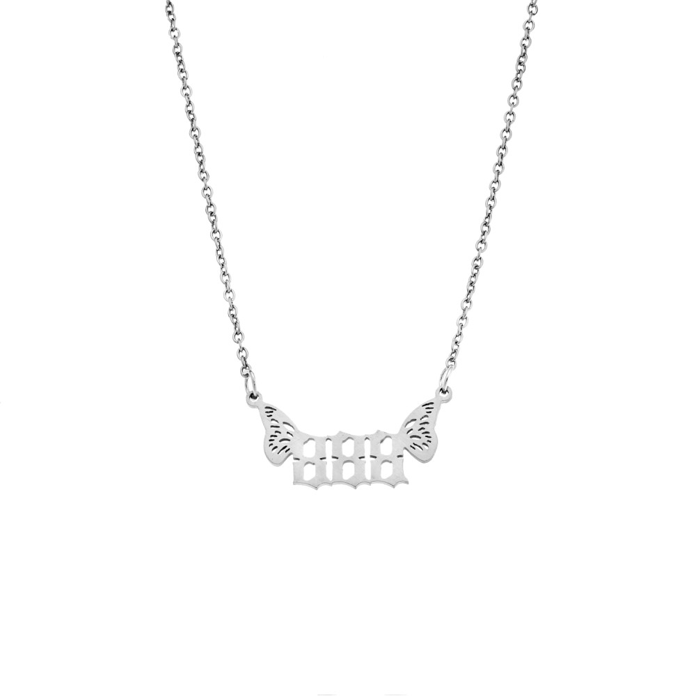 Κολιέ Senza Stainless Steel, Angel Numbers - SSD5203-8SR