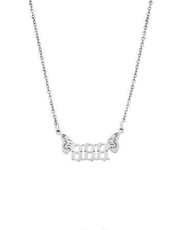 Κολιέ Senza Stainless Steel, Angel Numbers - SSD5203-8SR