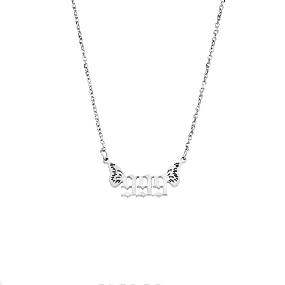 Κολιέ Senza Stainless Steel, Angel Numbers - SSD5203-9SR