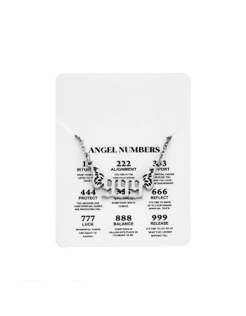 Κολιέ Senza Stainless Steel, Angel Numbers - SSD5203-9SR