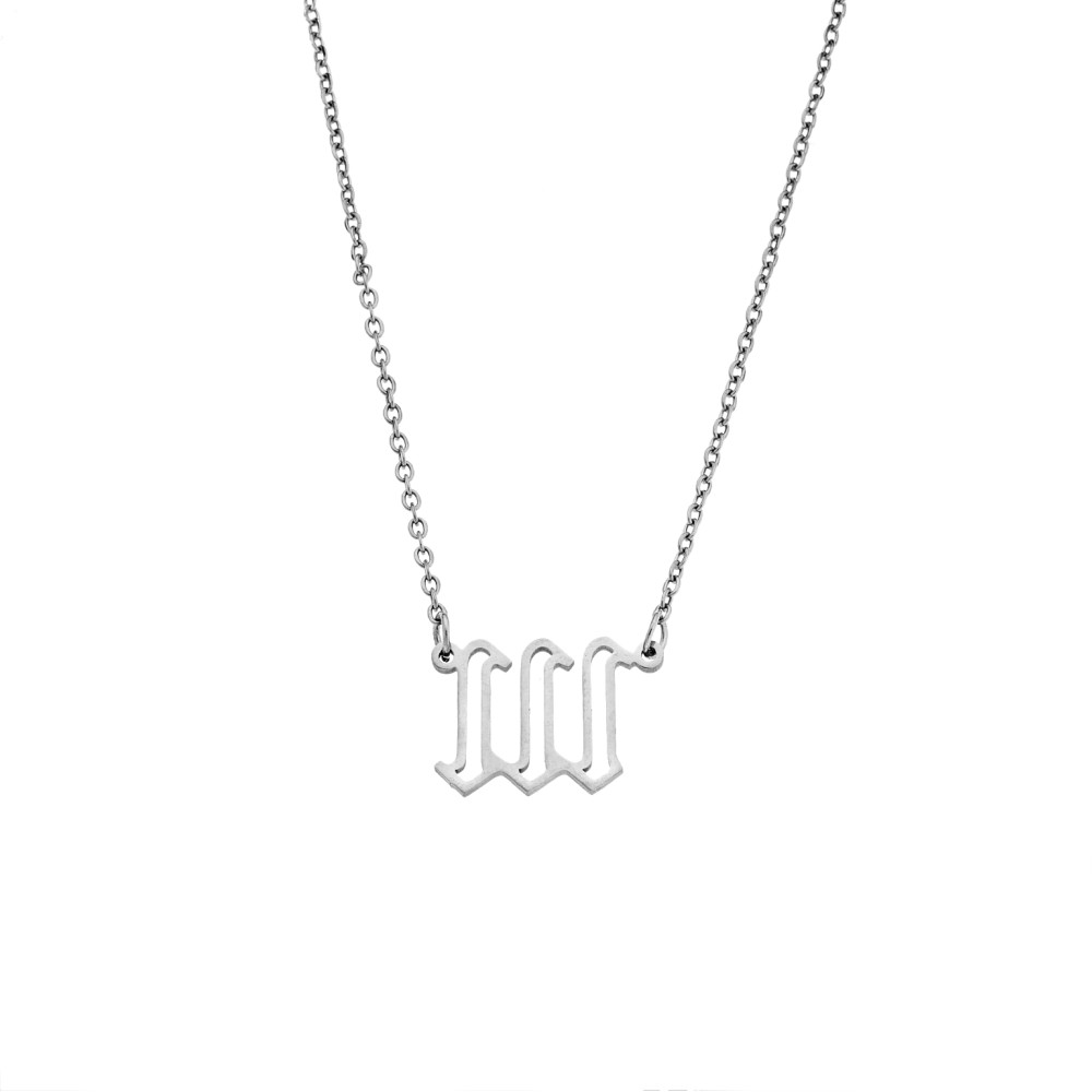 Κολιέ Senza Stainless Steel, Angel Numbers - SSD5204-1SR