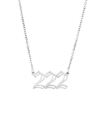 Κολιέ Senza Stainless Steel, Angel Numbers - SSD5204-2SR