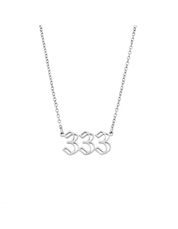 Κολιέ Senza Stainless Steel, Angel Numbers - SSD5204-3SR