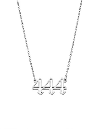 Κολιέ Senza Stainless Steel, Angel Numbers - SSD5204-4SR