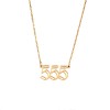 Κολιέ Senza Stainless Steel Gold Plated, Angel Numbers - SSD5204-5GD