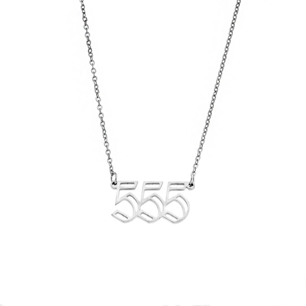 Κολιέ Senza Stainless Steel, Angel Numbers - SSD5204-5SR