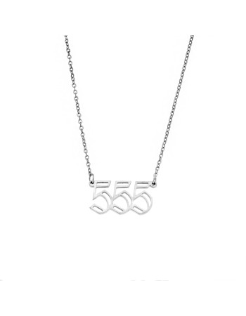 Κολιέ Senza Stainless Steel, Angel Numbers - SSD5204-5SR