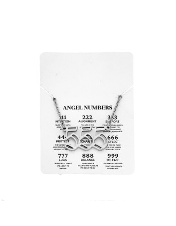Κολιέ Senza Stainless Steel, Angel Numbers - SSD5204-5SR