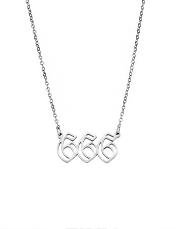 Κολιέ Senza Stainless Steel, Angel Numbers - SSD5204-6SR