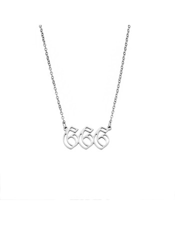 Κολιέ Senza Stainless Steel, Angel Numbers - SSD5204-6SR