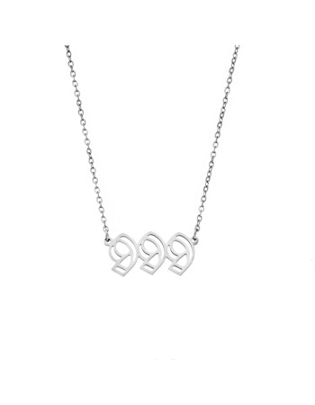 Κολιέ Senza Stainless Steel, Angel Numbers - SSD5204-9SR