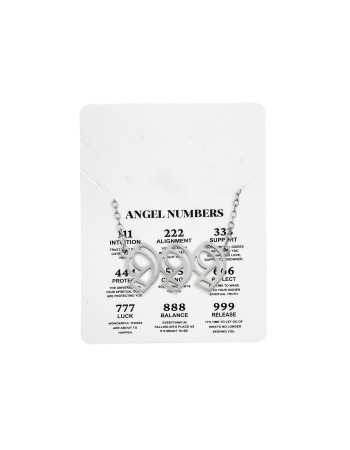 Κολιέ Senza Stainless Steel, Angel Numbers - SSD5204-9SR