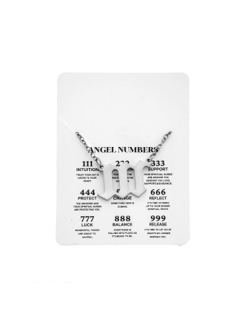 Κολιέ Senza Stainless Steel, Angel Numbers - SSD5205-1SR