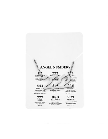 Κολιέ Senza Stainless Steel, Angel Numbers - SSD5205-2SR