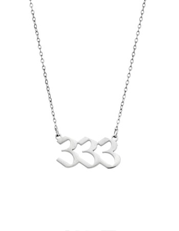 Κολιέ Senza Stainless Steel, Angel Numbers - SSD5205-3SR