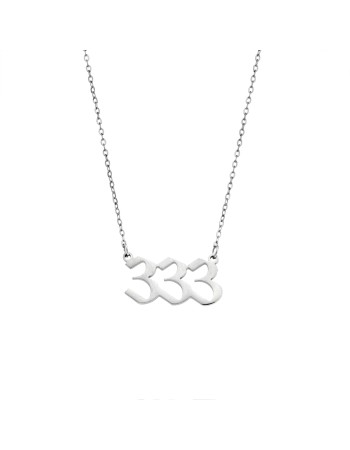 Κολιέ Senza Stainless Steel, Angel Numbers - SSD5205-3SR