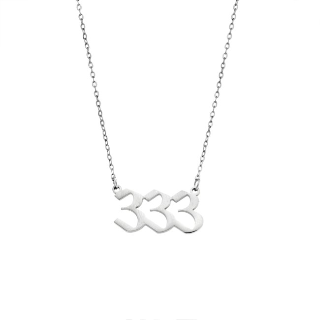 Κολιέ Senza Stainless Steel, Angel Numbers - SSD5205-3SR