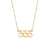Κολιέ Senza Stainless Steel Gold Plated, Angel Numbers - SSD5205-5GD