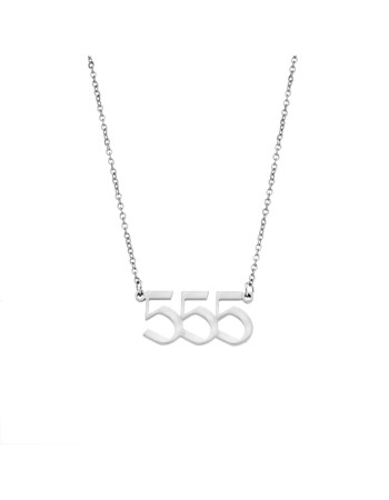 Κολιέ Senza Stainless Steel, Angel Numbers - SSD5205-5SR