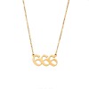 Κολιέ Senza Stainless Steel Gold Plated, Angel Numbers - SSD5205-6GD