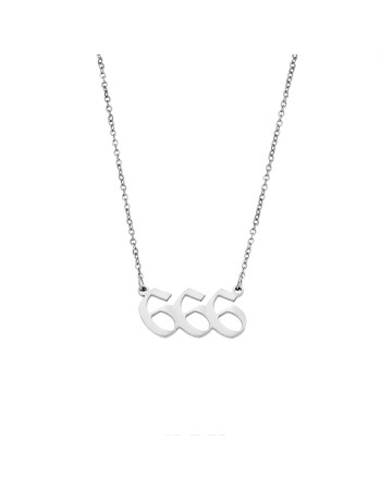 Κολιέ Senza Stainless Steel, Angel Numbers - SSD5205-6SR