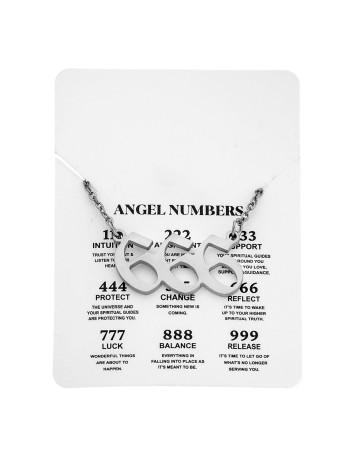 Κολιέ Senza Stainless Steel, Angel Numbers - SSD5205-6SR