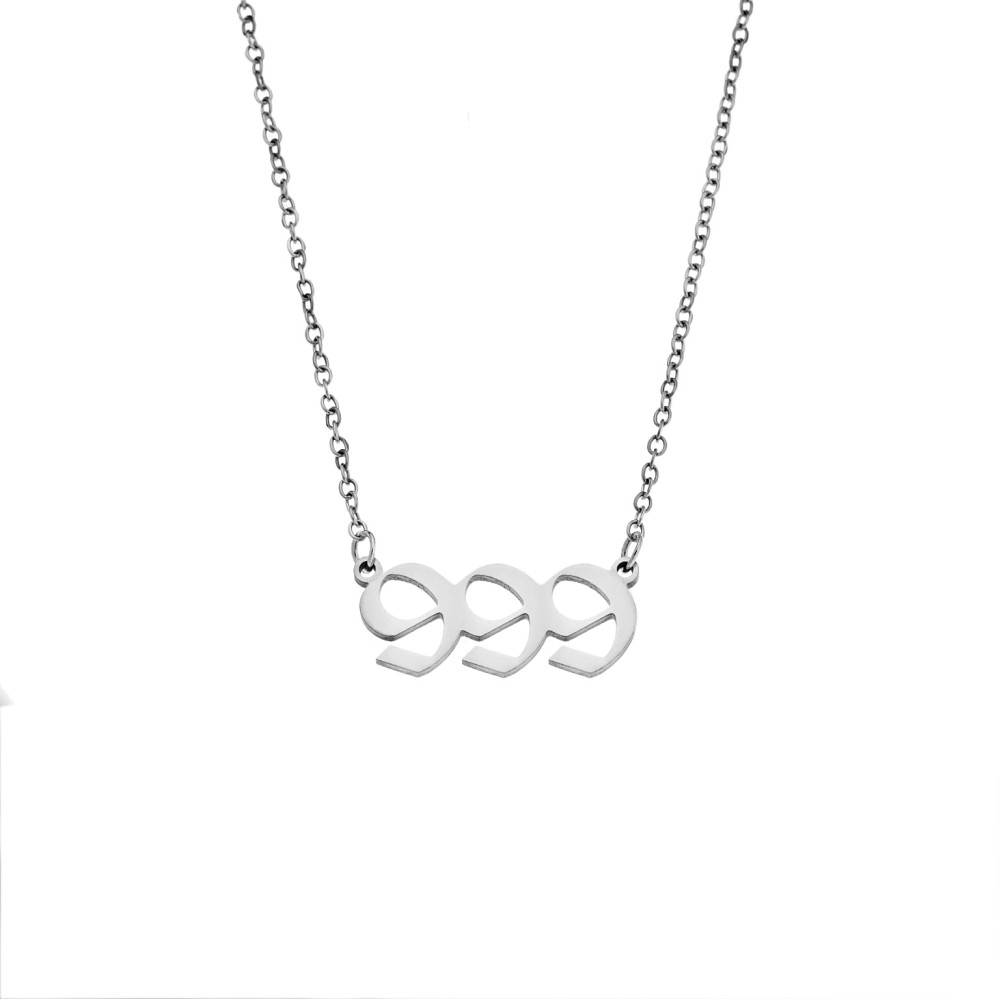 Κολιέ Senza Stainless Steel, Angel Numbers - SSD5205-9SR