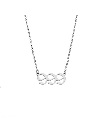 Κολιέ Senza Stainless Steel, Angel Numbers - SSD5205-9SR