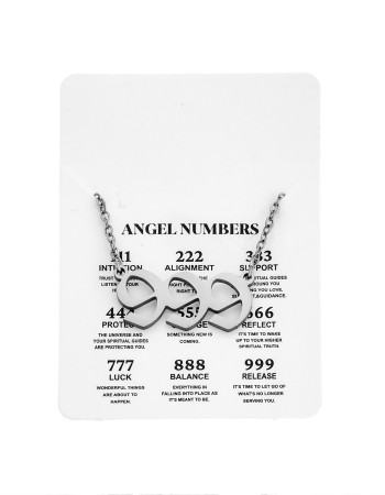 Κολιέ Senza Stainless Steel, Angel Numbers - SSD5205-9SR