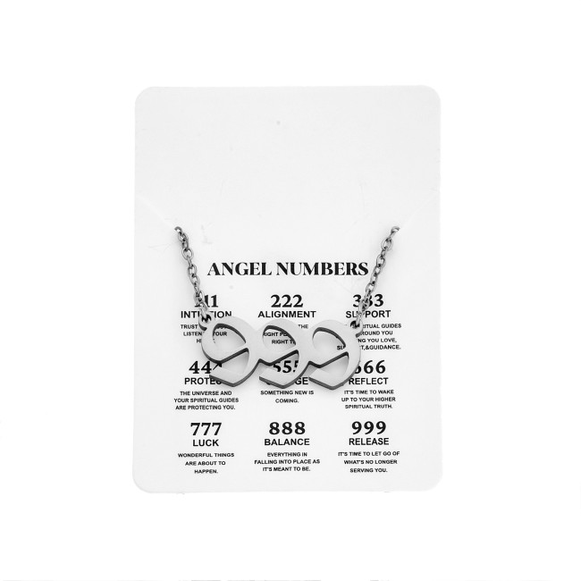 Κολιέ Senza Stainless Steel, Angel Numbers - SSD5205-9SR