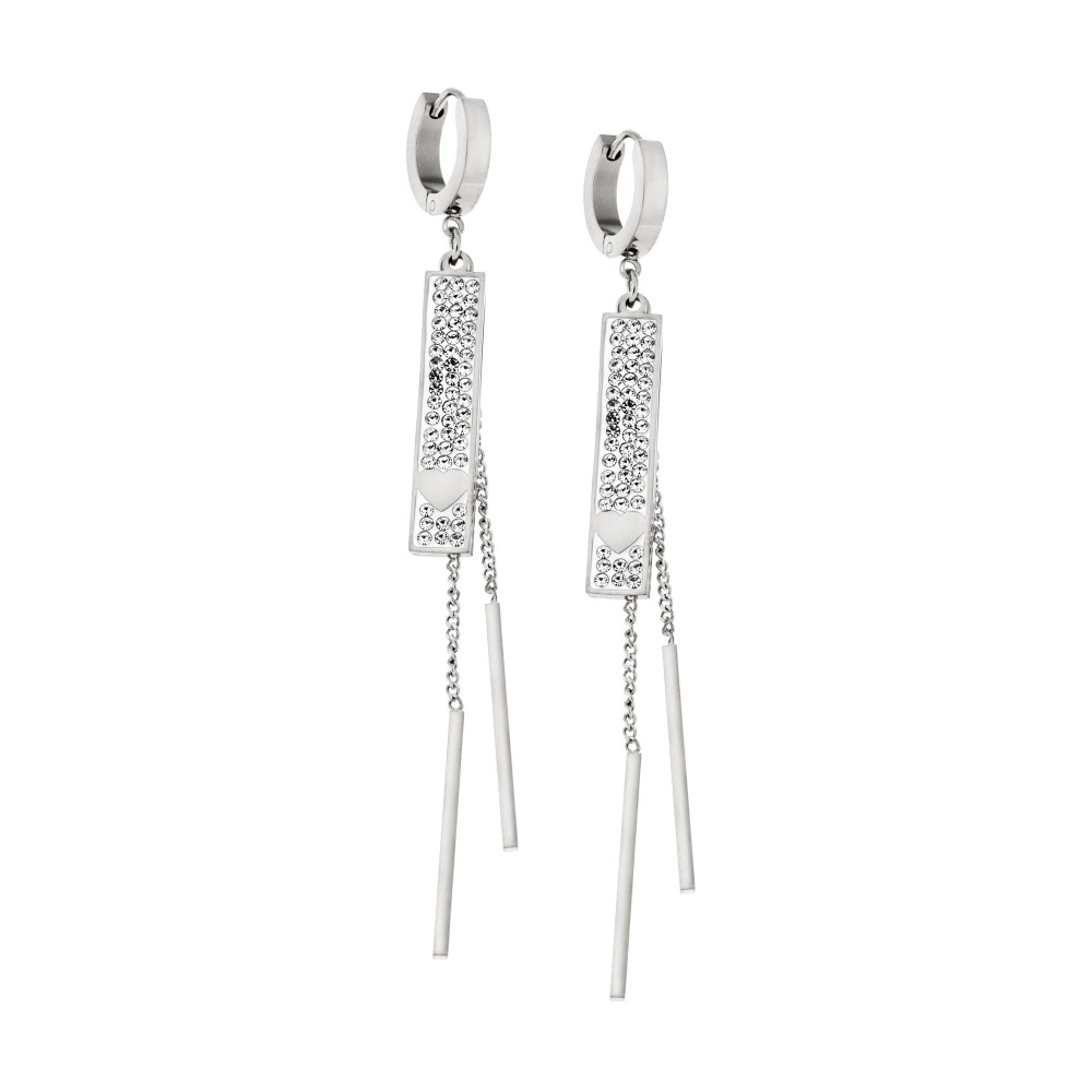 Σκουλαρίκια Γυναικεία SENZA Από Ατσάλι - SSD5399SR