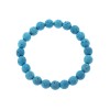 Βραχιόλι Senza Men's, λάστιχο με τυρκουάζ πέτρες από Λάβα 0.8 cm - SSD5543-3