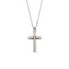Κολιέ Senza Men's Steel, Σταυρός από Ατσάλι - SSD5555SR