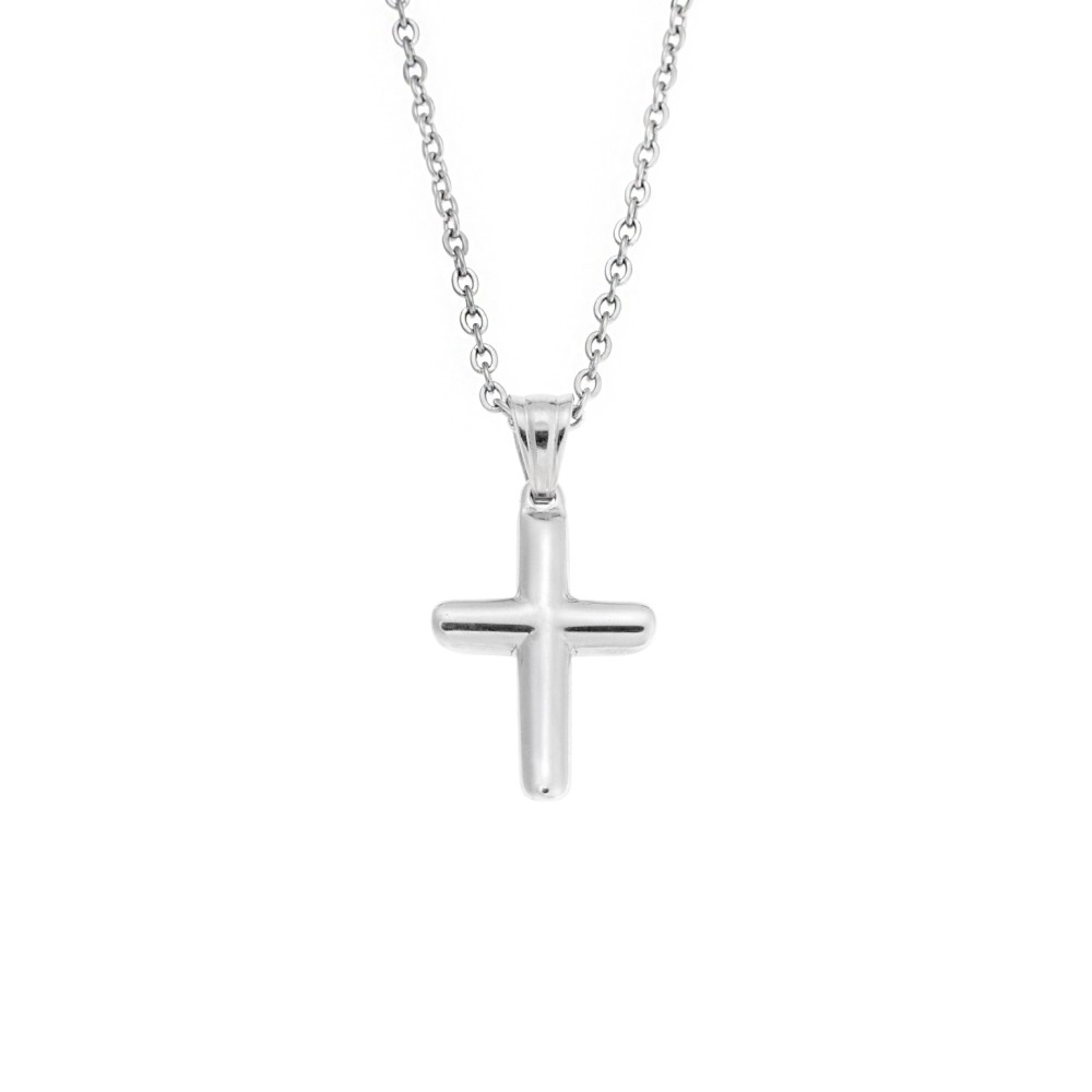 Μοτίφ Senza Men's Steel, Σταυρός από Ατσάλι - SSD5560SR