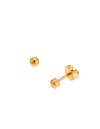 Σκουλαρίκια Senza Steel, από ανοξείδωτο επιχρυσωμένο ατσάλι - SSD5601GD