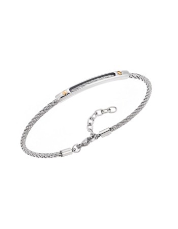 Βραχιόλι Senza Men's Steel - Silver - SSD5605SR