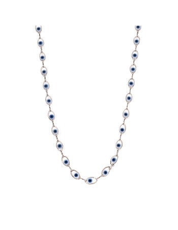 Καδένα Senza Stainless Steel Silver, με Ματάκια - SSD5654SR