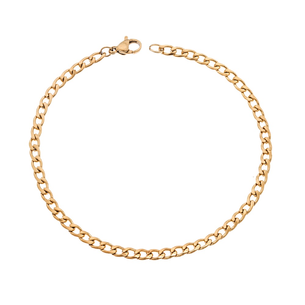 Βραχιόλι Senza Stainless Steel Gold Plated - SSD5655GDBR