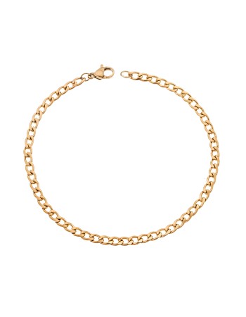 Βραχιόλι Senza Stainless Steel Gold Plated - SSD5655GDBR