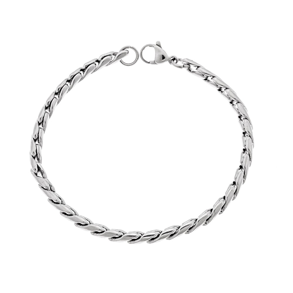 Βραχιόλι Senza Stainless Steel Silver - SSD5659SRBR